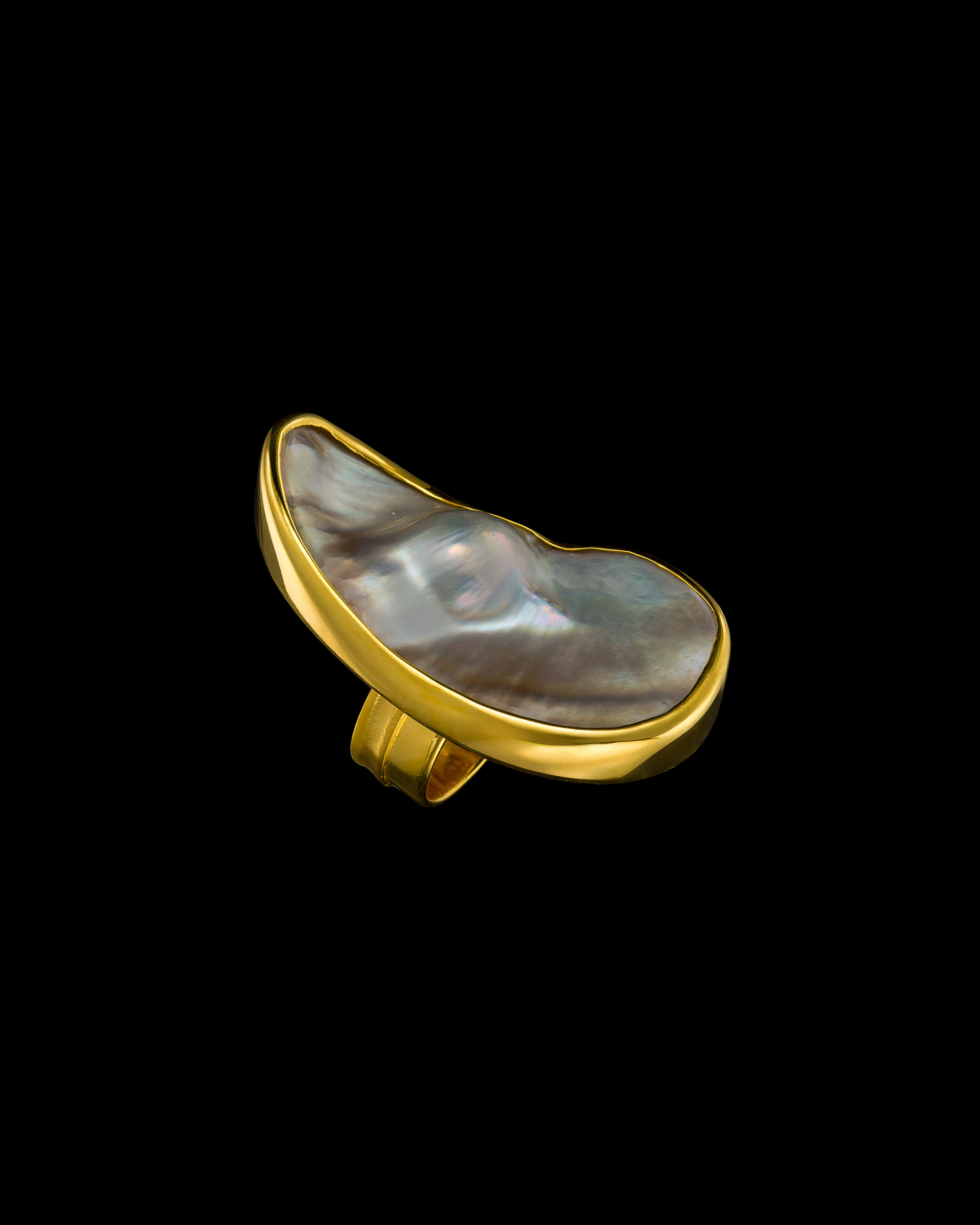 Blister Pearl Ring
